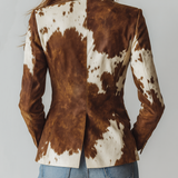 Agathe | Blazer Vintage Stampato Koe Eco-Responsabile