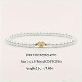 Bracciale Chic con Iniziale a Cuore (A–Z)