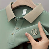 Finn™ - Polo da uomo ricamata a maniche corte