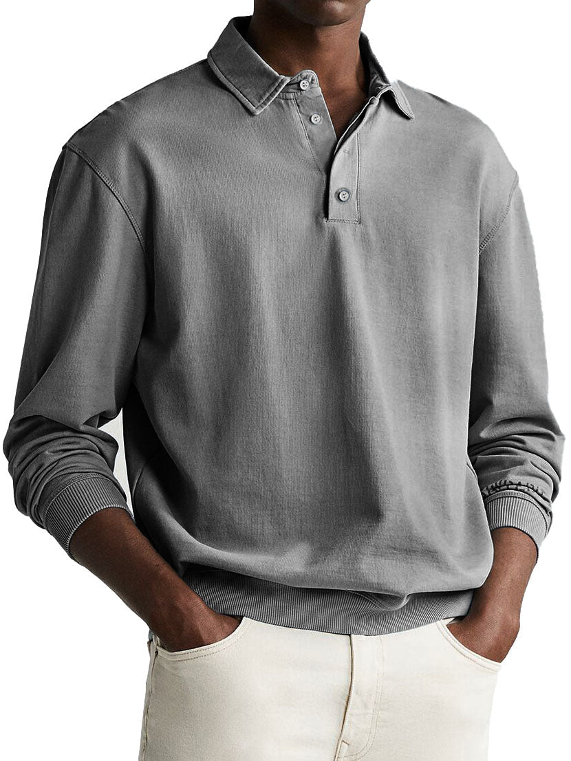 Victor™ - Polo vintage da uomo