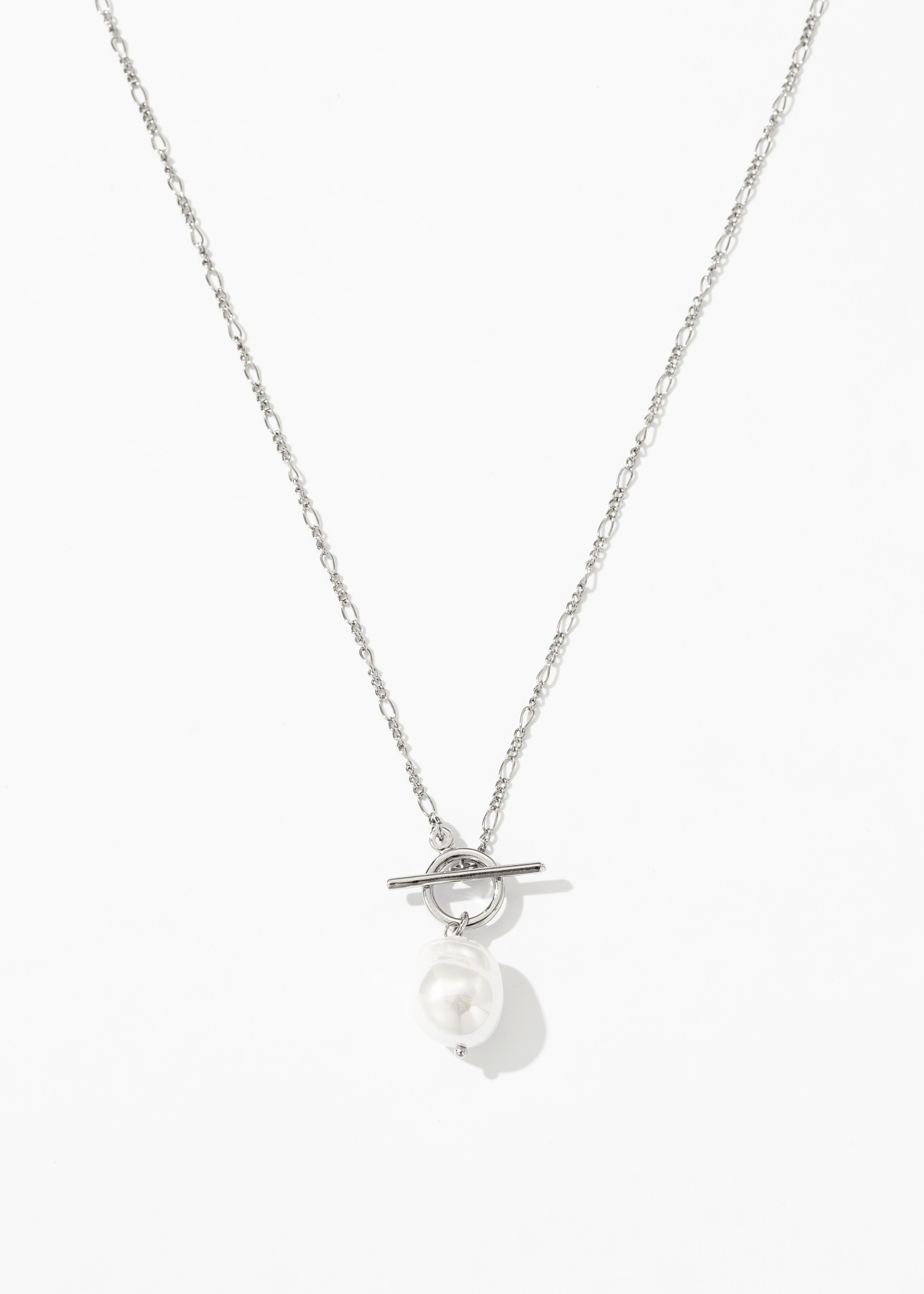 Collana Elegante con Perla Dorata