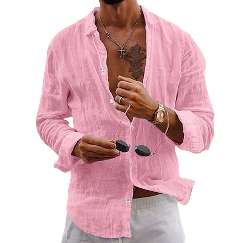 Anderson | Camicia da uomo a maniche lunghe con bottoni