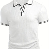 Emilio™ - Polo sartoriale a coste da uomo