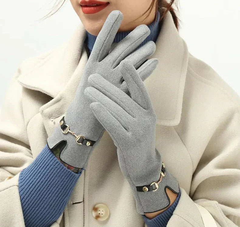 Guanti invernali vintage da donna