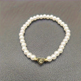 Bracciale Chic con Iniziale a Cuore (A–Z)