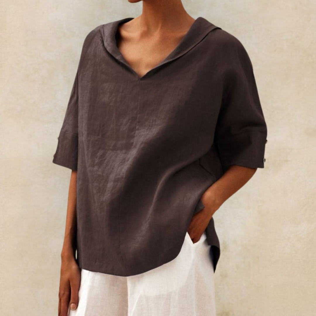 Zoe™ - Blusa casual e morbida