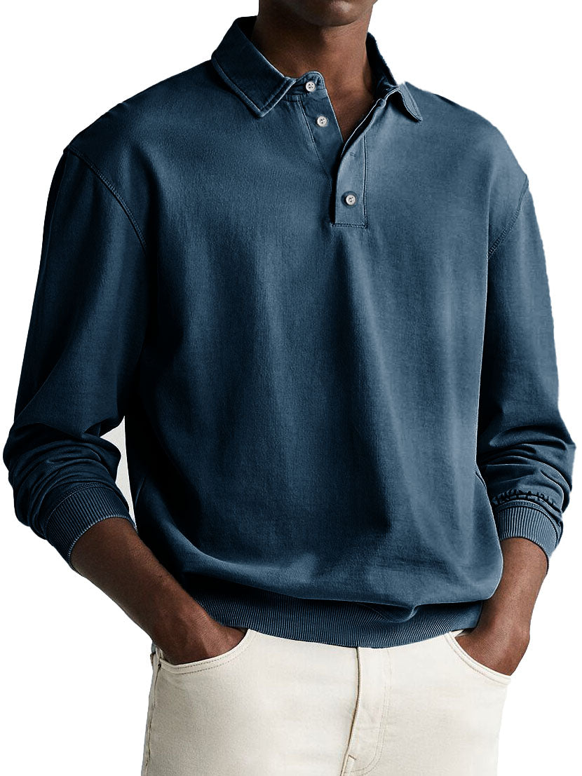 Victor™ - Polo vintage da uomo
