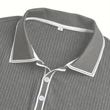Emilio™ - Polo sartoriale a coste da uomo