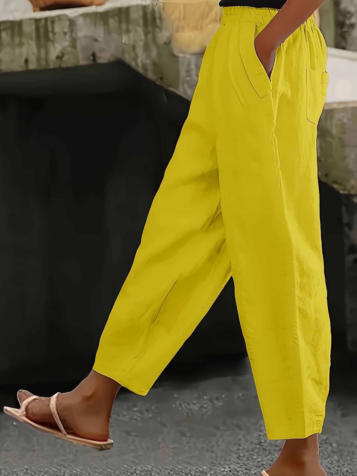 Rachel™ - Comodi pantaloni capri con elastico in vita