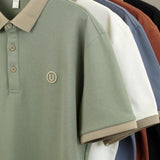 Finn™ - Polo da uomo ricamata a maniche corte