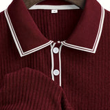 Emilio™ - Polo sartoriale a coste da uomo
