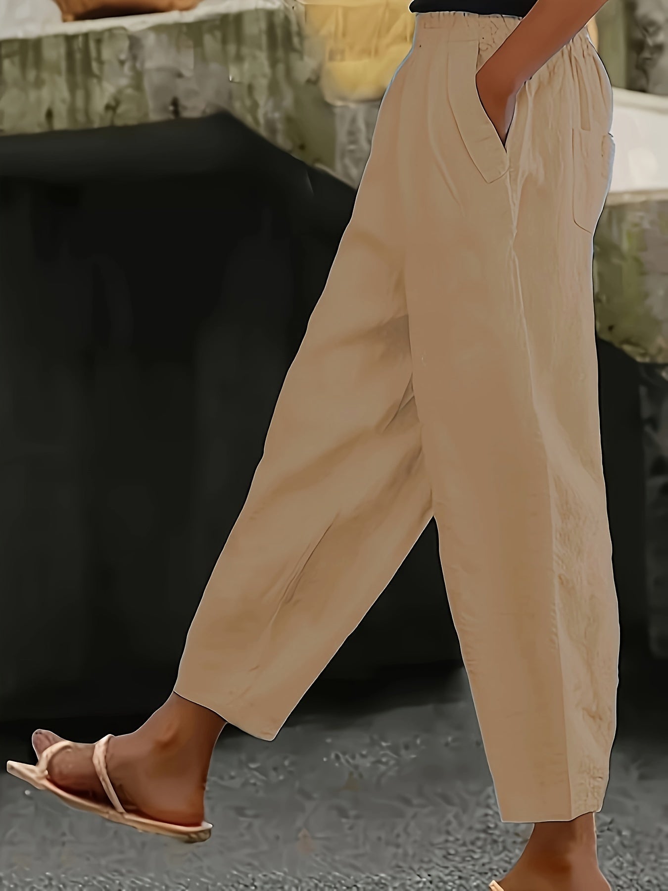 Rachel™ - Comodi pantaloni capri con elastico in vita