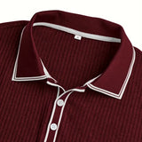 Emilio™ - Polo sartoriale a coste da uomo