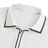 Emilio™ - Polo sartoriale a coste da uomo