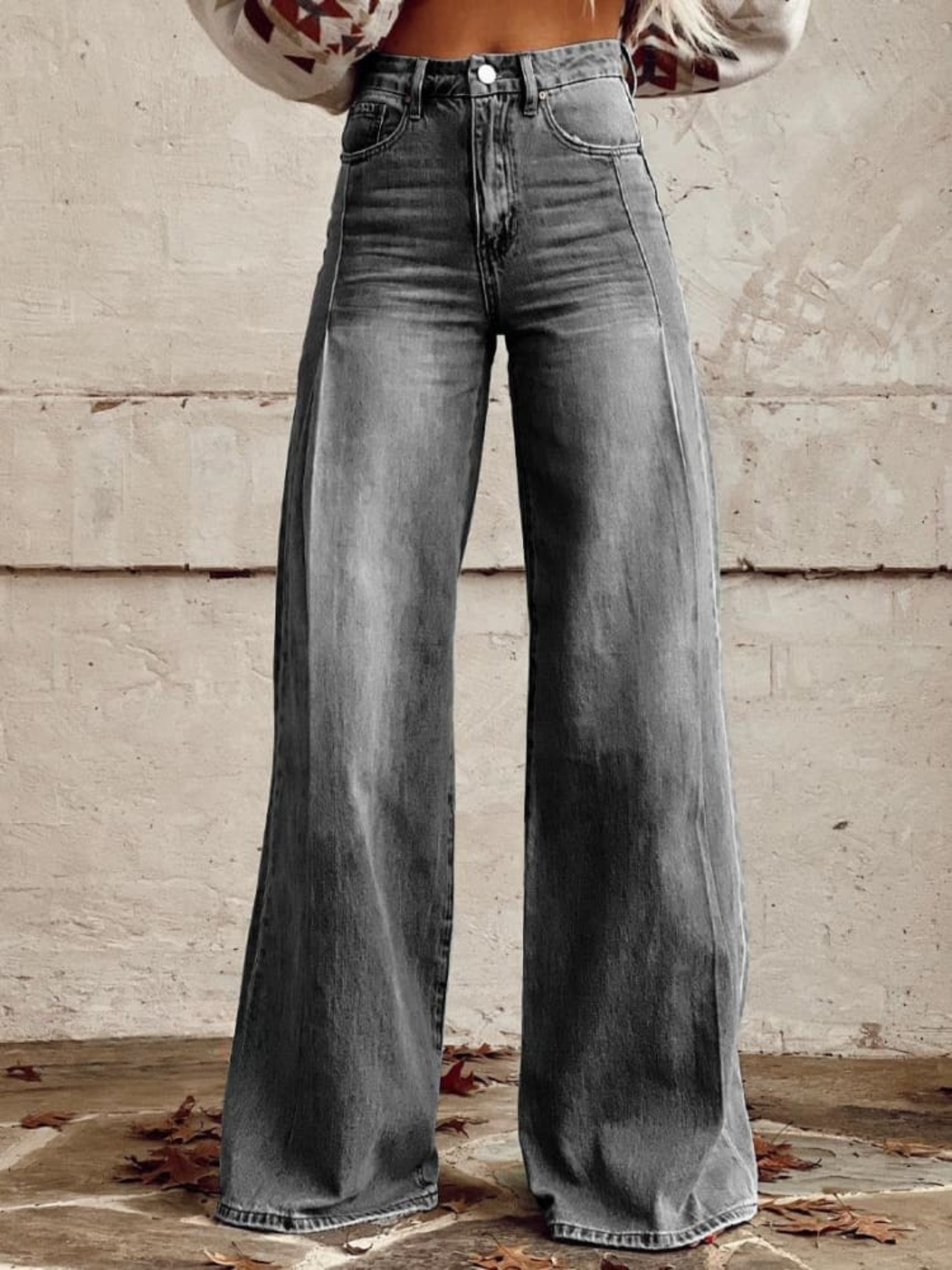 LUCIA | Pantaloni Larghi Classici