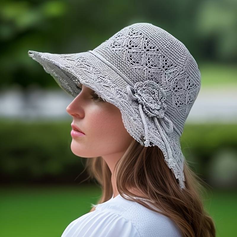 Cappello da sole pieghevole a tesa larga