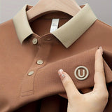Finn™ - Polo da uomo ricamata a maniche corte