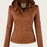 Giacca in Pelle Sostenibile ed Elegante