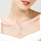 Collana con Pendente Libellula in Argento Sterling