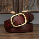 Cintura in pelle da donna