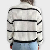 Grażyna – Maglione con Collo Alto a Righe
