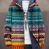 Talia | Cardigan Artistico con Cappuccio