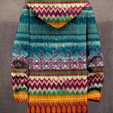 Talia | Cardigan Artistico con Cappuccio