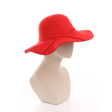 Cappello parasole da donna a tesa larga con cinturino elastico
