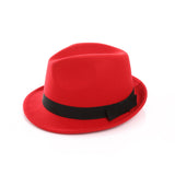 Cappello fedora da donna con nastro
