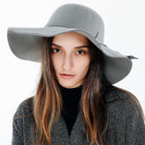 Cappello parasole da donna a tesa larga con cinturino elastico