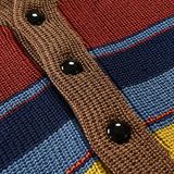 James | Cardigan da uomo a righe con bottoni