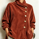Olivia | Top in velluto a coste