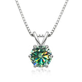 Collana Solitaire Elegante con Moissanite