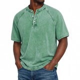 Pedro | Classica camicia vintage da uomo con abbottonatura