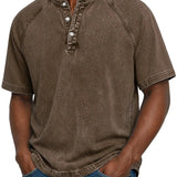 Pedro | Classica camicia vintage da uomo con abbottonatura