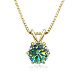 Collana Solitaire Elegante con Moissanite