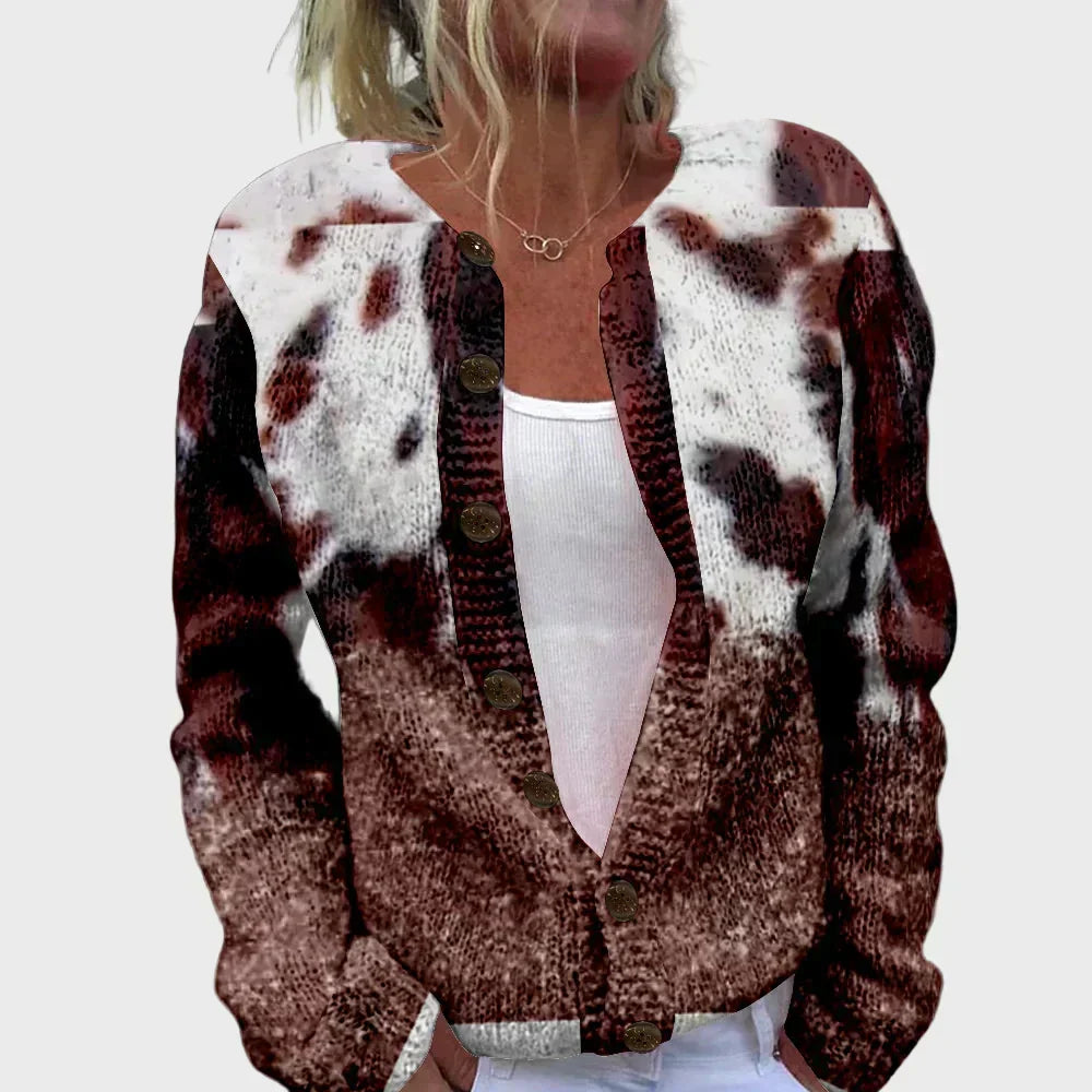 Agnieszka - Cardigan Elegante con Motivo