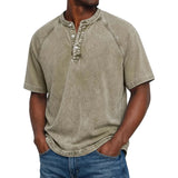 Pedro | Classica camicia vintage da uomo con abbottonatura