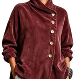 Olivia | Top in velluto a coste