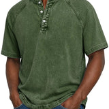 Pedro | Classica camicia vintage da uomo con abbottonatura
