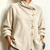 Olivia | Top in velluto a coste