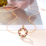 Collana con Pendente Arcobaleno Luminoso