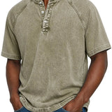 Pedro | Classica camicia vintage da uomo con abbottonatura