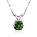 Collana Solitaire Elegante con Moissanite
