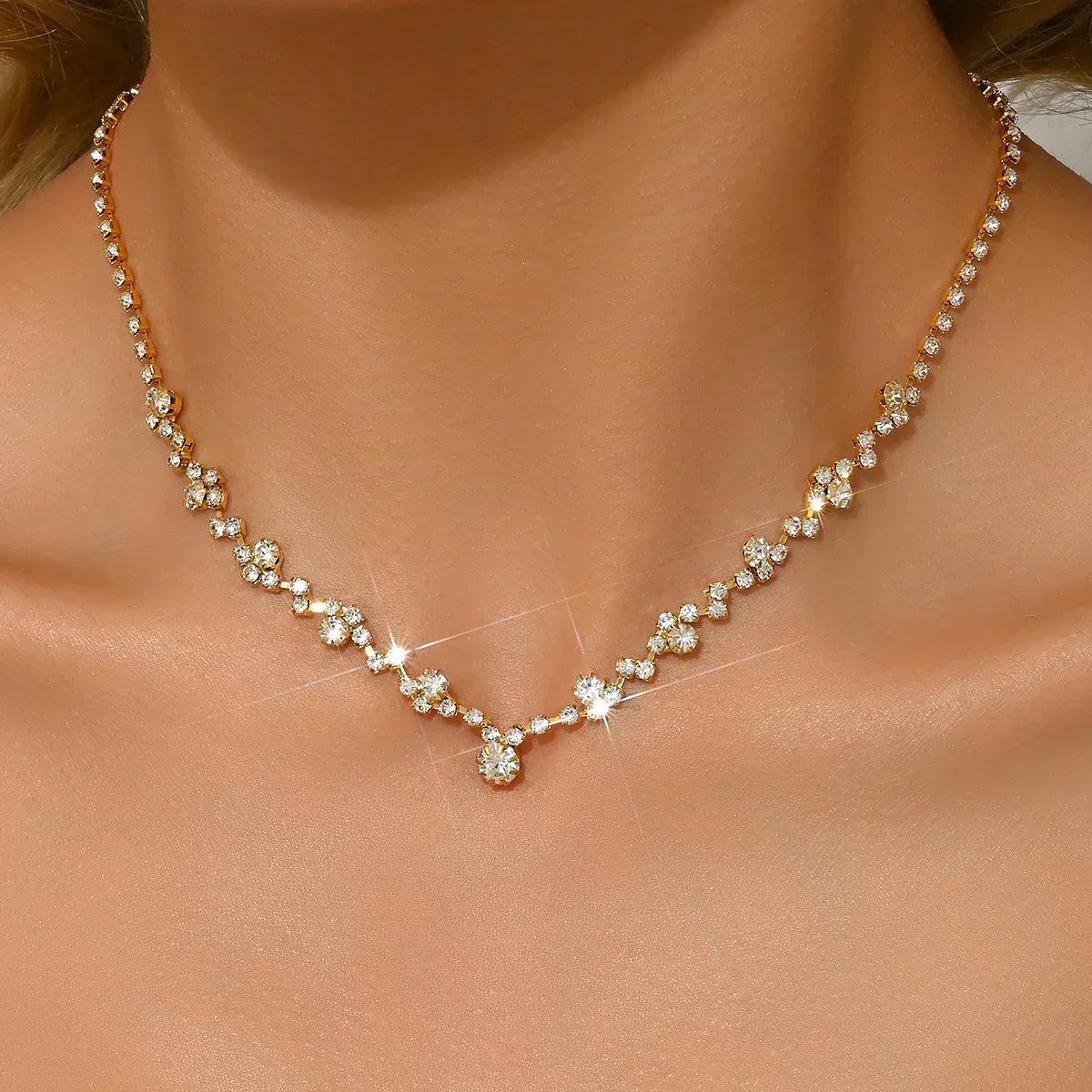 Collana da Matrimonio Elegante con Diamanti