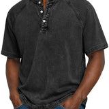 Pedro | Classica camicia vintage da uomo con abbottonatura