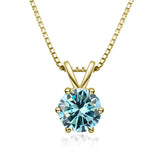 Collana Solitaire Elegante con Moissanite