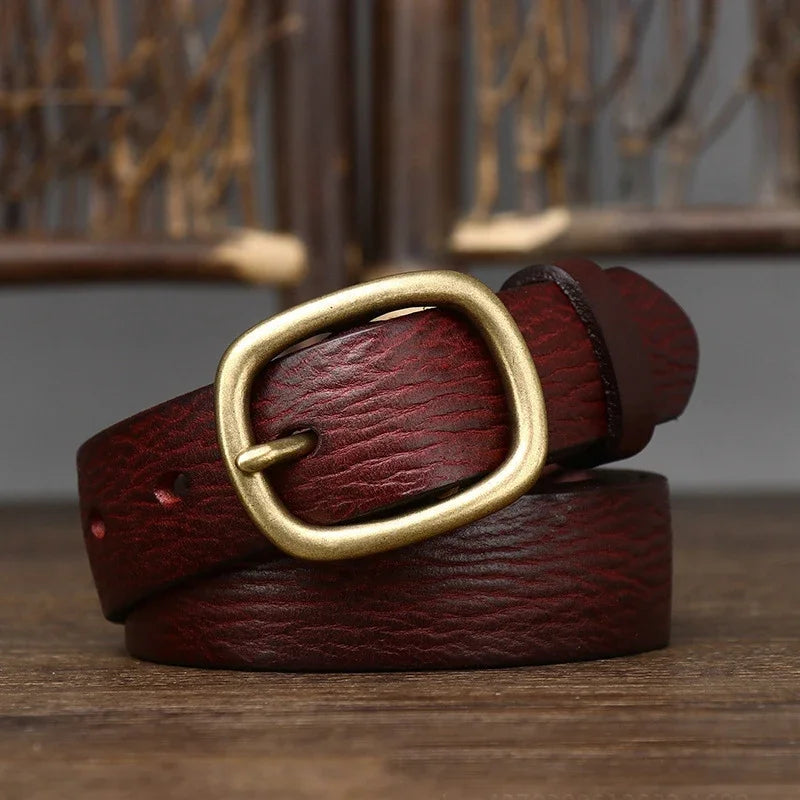 Cintura in pelle da donna