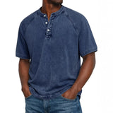 Pedro | Classica camicia vintage da uomo con abbottonatura