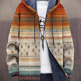Diana | Cappotto Cardigan Artistico con Cappuccio